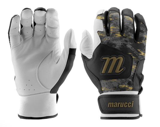 MARUCCI - GXR Youth Baseball Batting Gloves - BLACK