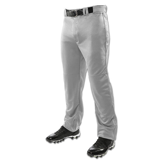 YOUTH TRIPLE CROWN OPEN BOTTOM PANT - Gray