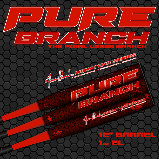 PURE SPORTS LE SIGNATURE BRANCH 12" END-LOAD USSSA SLOWPITCH SOFTBALL BAT