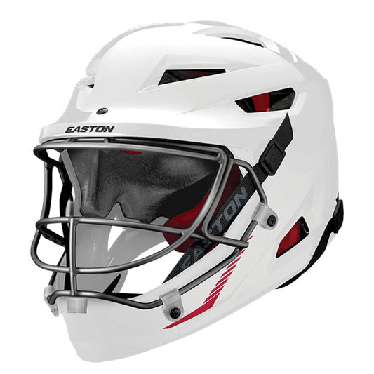 Easton Hellcat Slowpitch Fielding Helmet: White