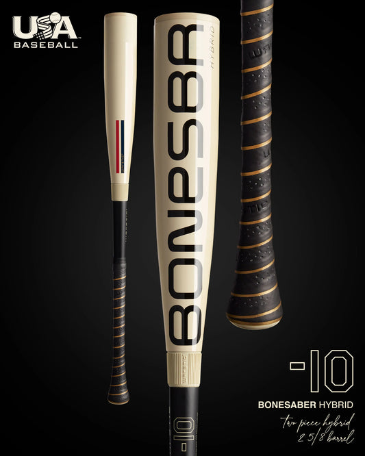 WARSTIC 2025 BONESABER HYBRID USA METAL BASEBALL BAT -10