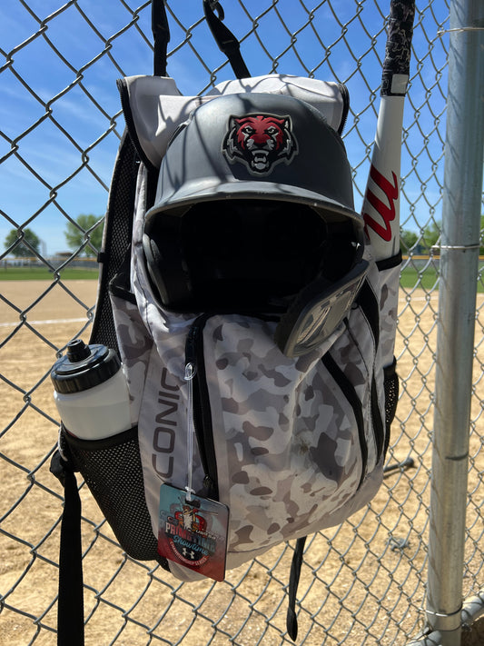 3D Batting Helmet Decal