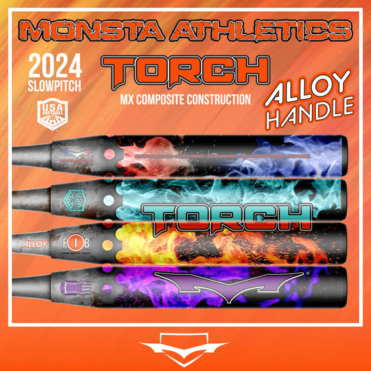 MONSTA - USA ASA MX Torch w/ Alloy Handle Slowpitch Softball Bat