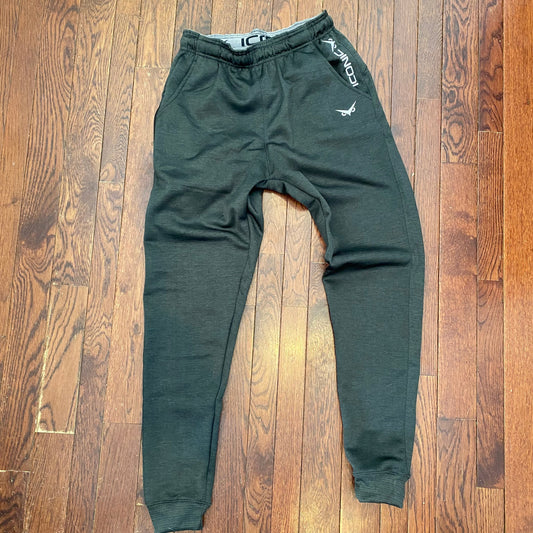 Iconic Youth Joggers - Black Heather