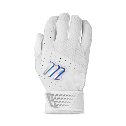 MARUCCI- CREST YOUTH BATTING GLOVES- WHITE