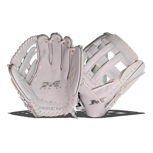 MIKEN - Pro Series 13" White Slowpitch Glove