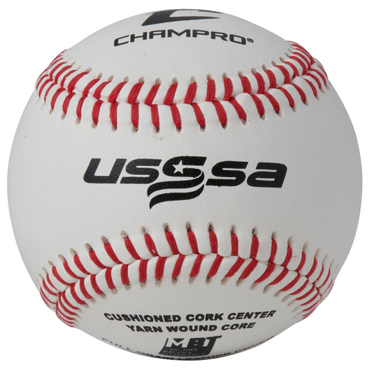 USSSA APPROVED BASEBALLS - FULL GRAIN LEATHER COVER