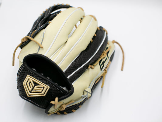 GS Sports Pro Series 13.5" H-Web Ball Glove - Blonde with Black Snakeskin