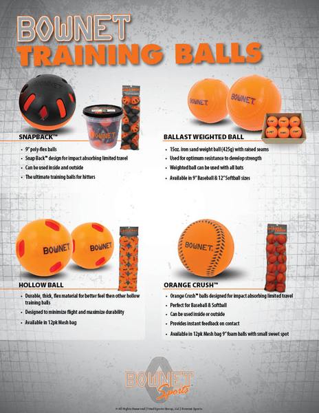 Bownet BALLAST Weighted Training Balls (6-Pack)