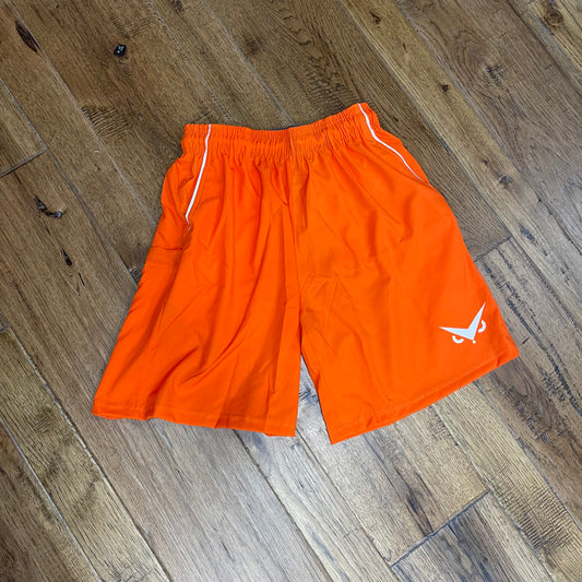 "Gamer 2.0" Performance Flex Shorts - Orange