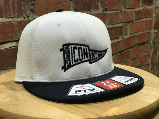 Iconic Performance Trucker Hat - White/White/Navy