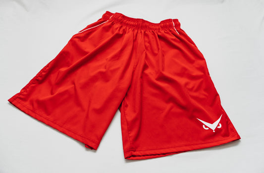 "Gamer 2.0" Performance Flex Shorts - Red