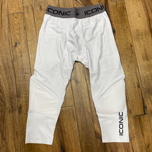 "IN THE DIRT 2.0" 3/4 Performance Leggings - White