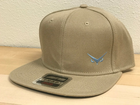 Iconic SnapBack - Khaki - Carolina Blue