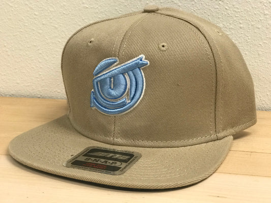 Iconic SnapBack - Khaki - Carolina Blue