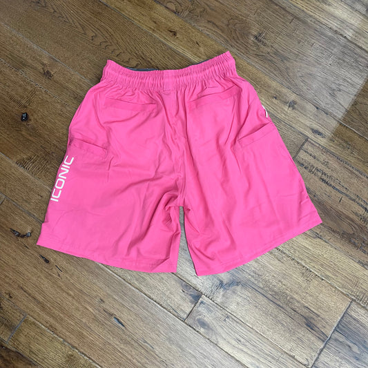 "Gamer 2.0" Performance Flex Shorts - Pink
