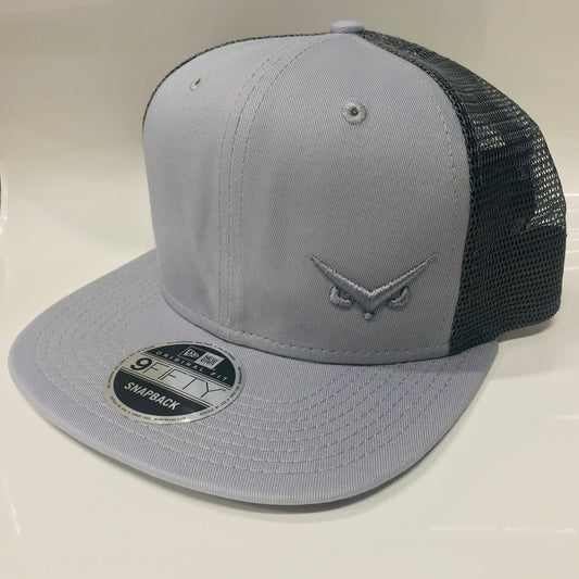 Iconic SnapBack- Gray/Gray