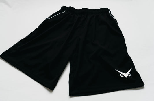 "Gamer 2.0" Performance Flex Shorts - Black