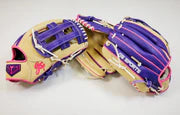 GS SPORTS - Signature Series H Web Ball Glove - Purple Blonde
