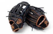 GS SPORTS - Pro Series H Web Ball Glove - Black and Brown