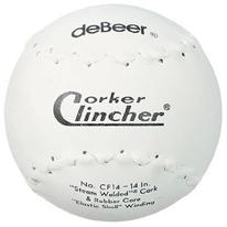 DeBeer 14" Clincher Softball White