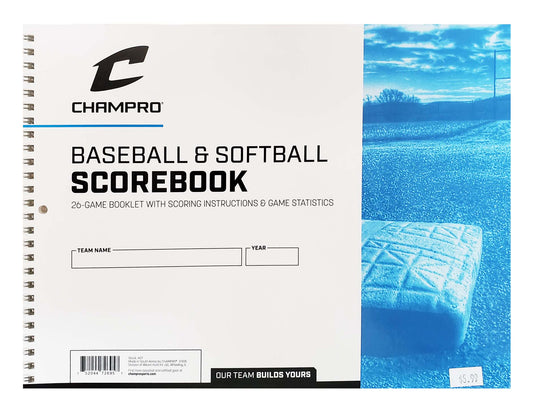 CHAMPRO Baseball/Softball Scorebooks A07
