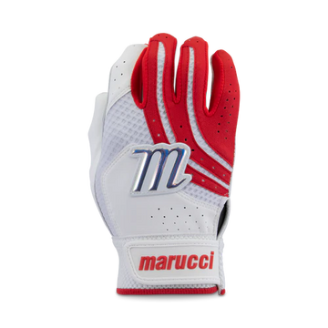 MARUCCI - YOUTH MEDALLION FASTPITCH BATTING GLOVES - Red