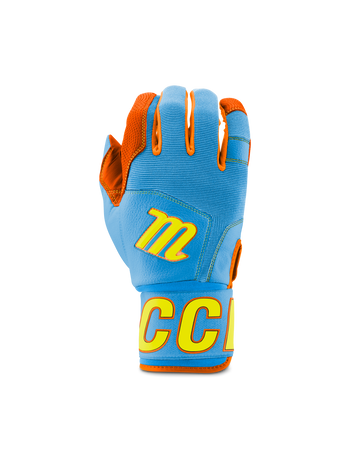 MARUCCI - BLACKSMITH WRAP BATTING GLOVES BLUE/ORANGE