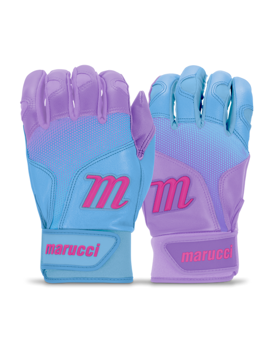 MARUCCI - PWR FADE BATTING GLOVES LIGHT PURPLE/COLUMBIA