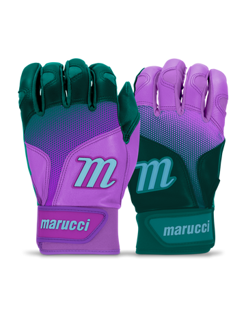 MARUCCI - PWR FADE BATTING GLOVES TEAL/PURPLE