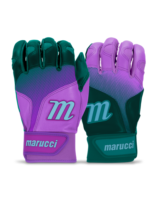 MARUCCI - PWR FADE BATTING GLOVES TEAL/PURPLE