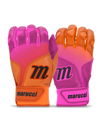 MARUCCI - PWR FADE BATTING GLOVES Pink/orange