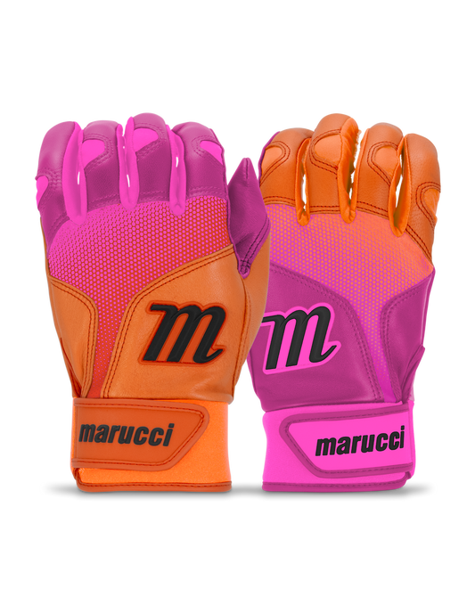 MARUCCI - PWR FADE BATTING GLOVES Pink/orange