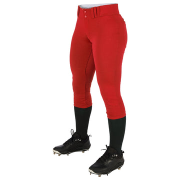 Champro- Girls/Womens Fast Pitch Pants- Red