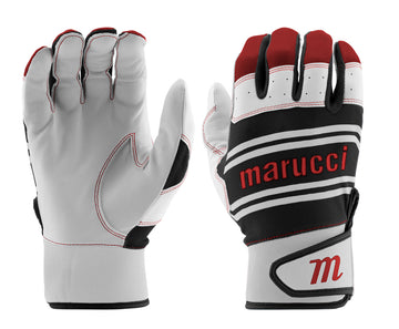 MARUCCI - Swift Lite Youth Batting Gloves - BLACK/WHITE/RED