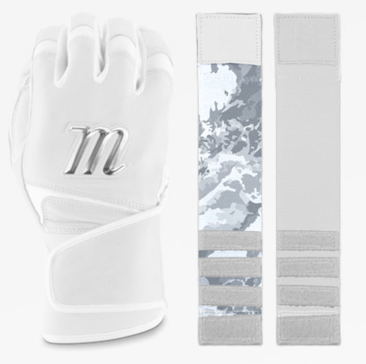 REMX BATTING GLOVES - White