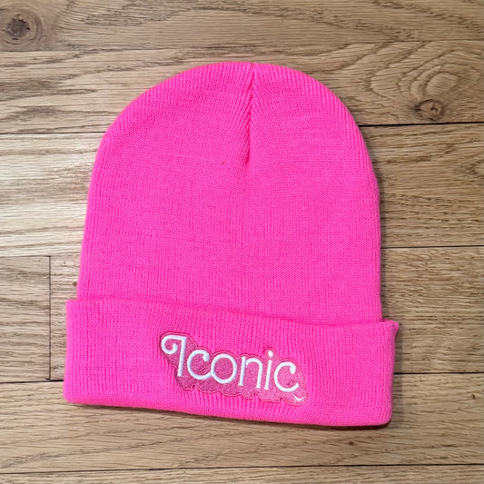 Iconic Barbie Pink Beanie