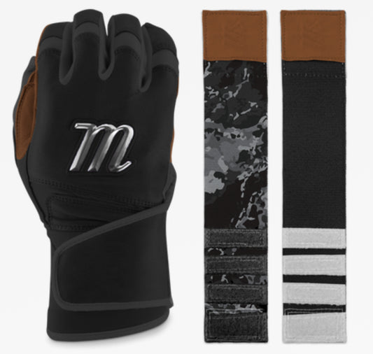 REMX BATTING GLOVES - BLACK/TAN