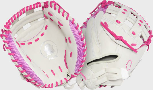 Easton Ghost NX 34-inch Fastpitch Catcher's Mitt, Right Hand Throw