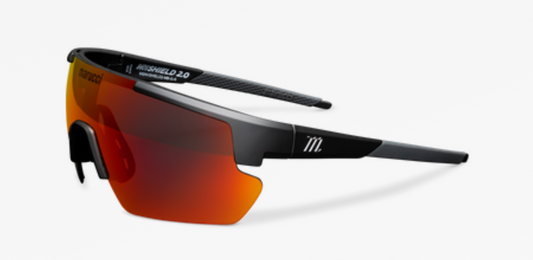 MARUCCI - SHIELD 2.0 PERFORMANCE SUNGLASSES - MATTE BLACK (YOUTH)