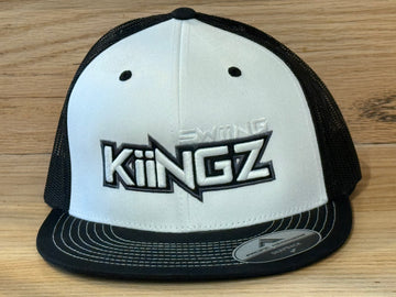 Swiing Kiingz Snapback Hat - White/Black/Gray