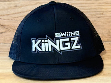 Swiing Kiingz Snapback Hat - Black/White/Gray