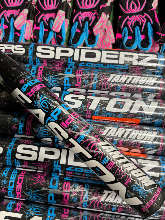 SPIDERZ/EASTON - Tantrum "Black Vice" | 12.75" Barrel | Loaded | 1pc | 240 USSSA Slow Pitch Softball Bat