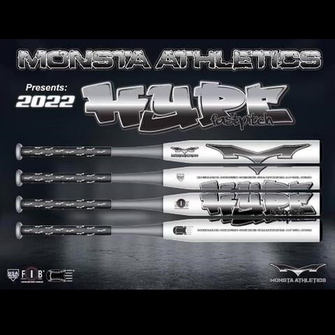 MONSTA DUAL STAMP USSSA USA/ASA HYPE FASTPITCH -10 2022