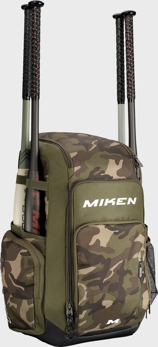 Miken Deluxe Slowpitch Backpack - Camo