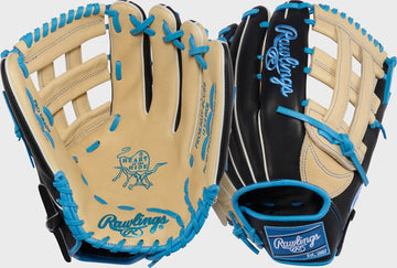 RAWLINGS- Heart of the Hide 12.75-Inch Outfield Glove CAMEL/BLACK