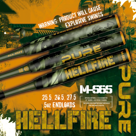 PURE 2-Piece 13″ Hellfire X22 USA/ASA Softball Bat (2025)