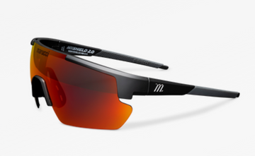 MARUCCI SHIELD 2.0 PERFORMANCE SUNGLASSES - MATTE BLACK