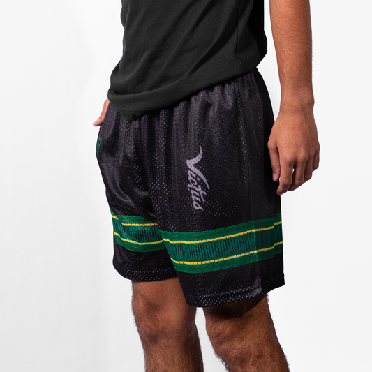 VICTUS - Black Pencil Mesh Shorts (YOUTH)