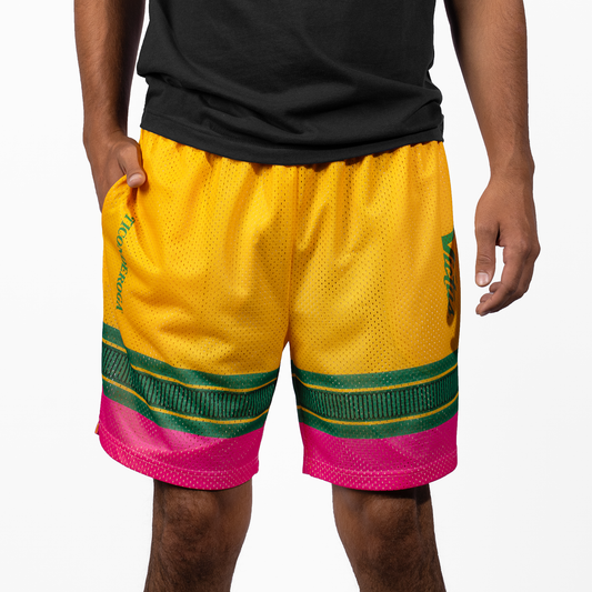 VICTUS - Yellow Pencil Mesh Shorts (ADULT)